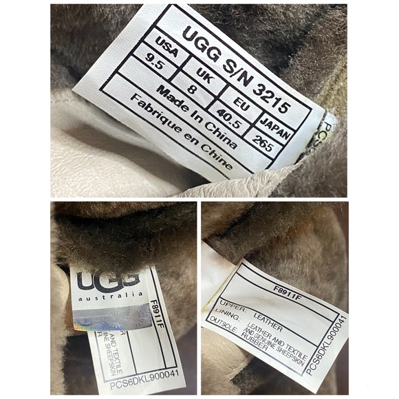 UGG Camille Tan Suede Leather Lace-up Knee High Heeled Boots Size 9.5 - Picture 12 of 12